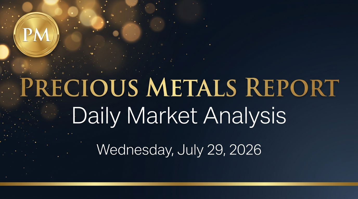 Precious metals market report: Precious Metals Hold Steady Ahead of Fed Decision Amidst Stock Market Fear