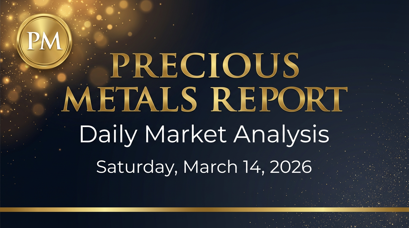 Precious metals market report: Precious Metals Mixed as Geopolitical Tensions & Fear Drive Safe-Haven Demand