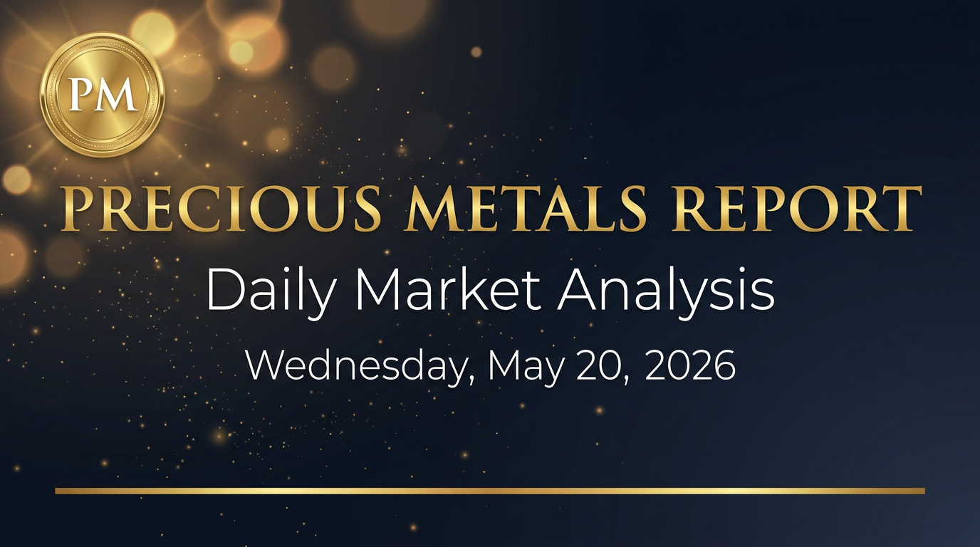 Precious metals market report: Precious Metals Mixed as Rising Mortgage Rates and Strong Dollar Weigh