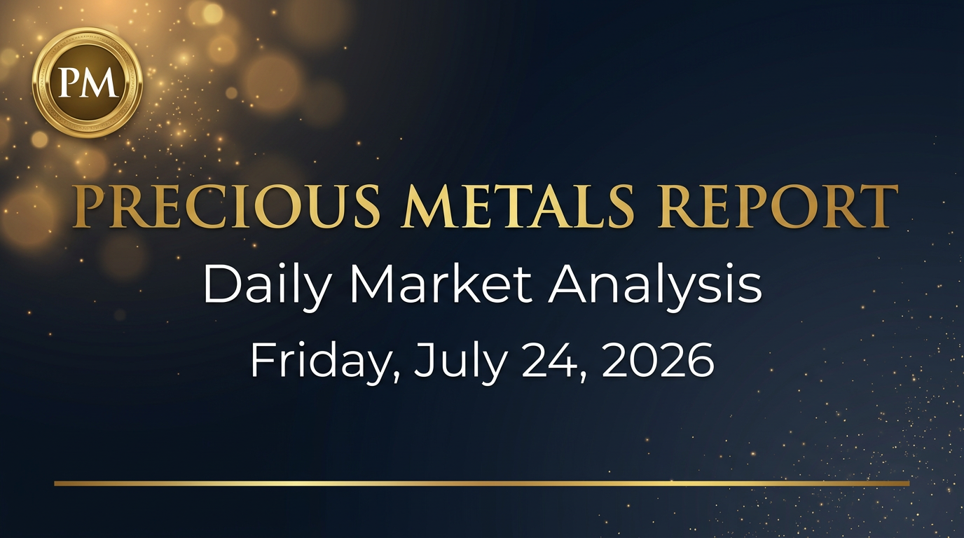 Precious metals market report: Precious Metals Mixed as US Building Permits Fall, Stock Market Fear Persists