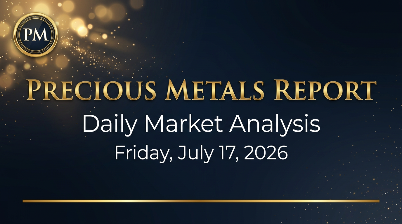 Precious metals market report: US Housing Data Mixed, Gold Sees Weekly Loss Amid Geopolitical Tensions