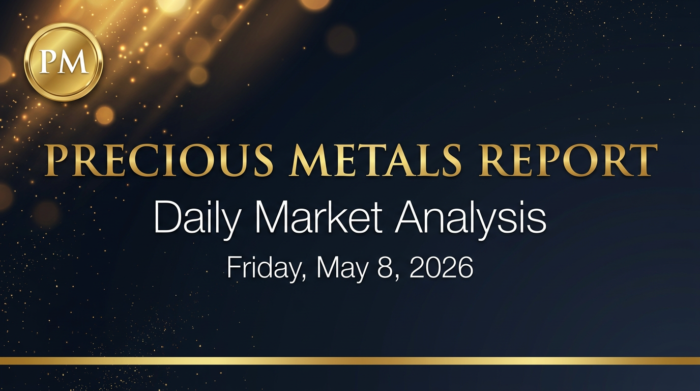 Precious metals market report: US Jobs Report Boosts Dollar, DXY Falls to 10-Week Low, Precious Metals Steady